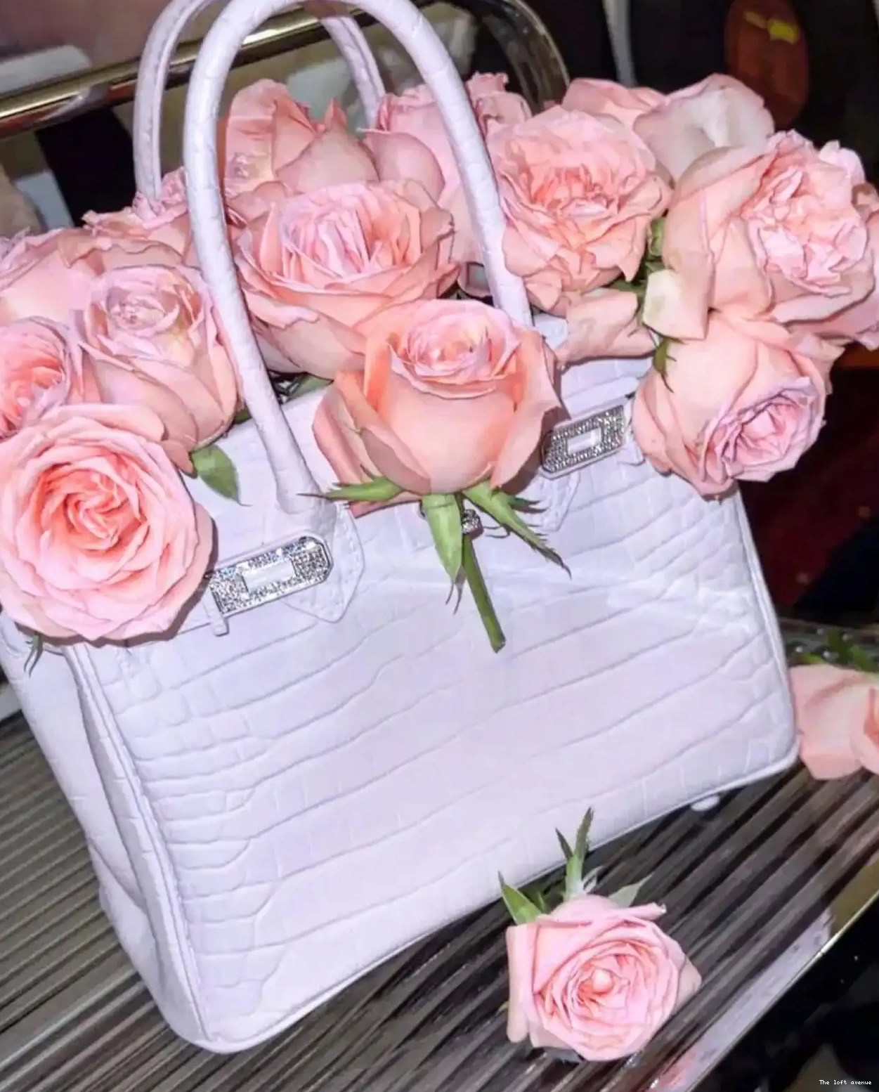 BIRKIN CUSTOM FLOWER BAG VASE 0616